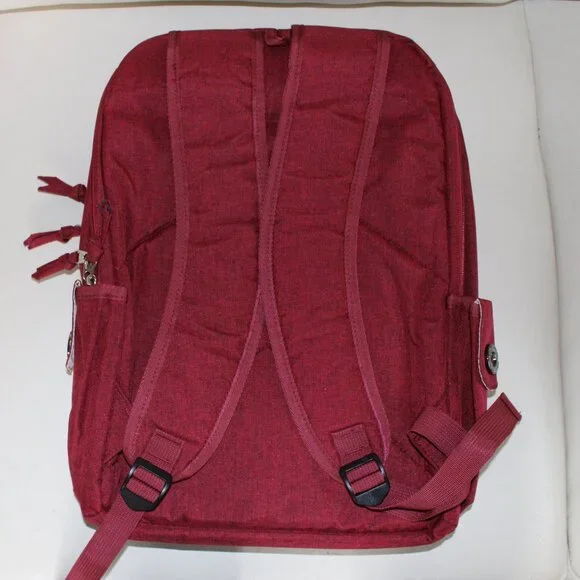 🎉2xHP🎉NWOT Bealls Large Red Backpack/School Bag - Picture 2 of 2